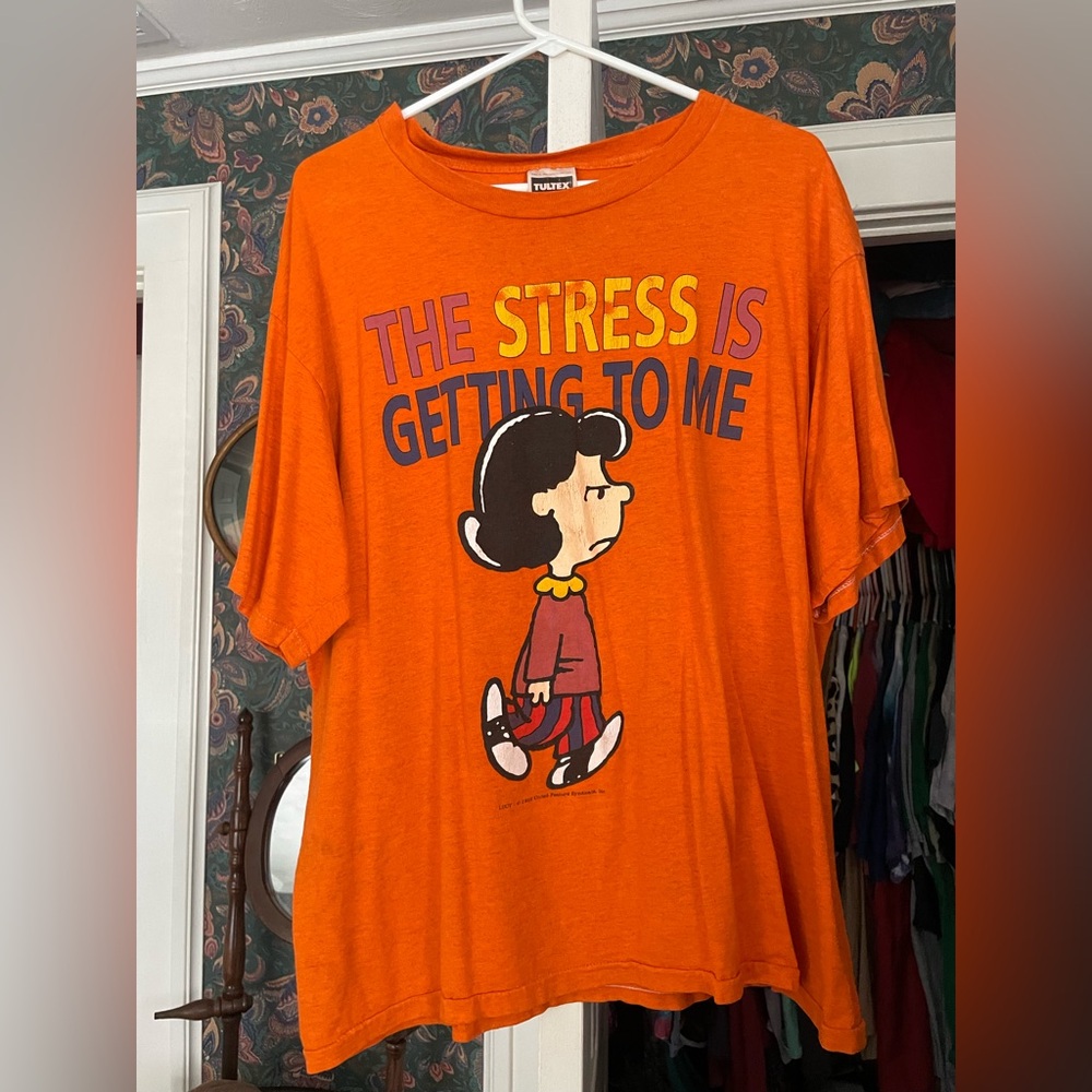 Peanuts “The Stress is Getting to Me” Lucy T-Shirt